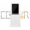 Stock cosmetic outdoor lcd digital signage touch screen interactive kiosk with vga/hdmi 6 points touch