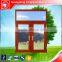 Double glazed and heat-insulating casement window