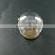 30mm round glass blub wish vial pendant globe charm with antiqued bronze loop DIY glass dome jewelry supplies 1810403
