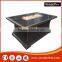 Outdoor fire pit table/patio heater/SUS burner ststem/Fire glass/lava rock/ball valve