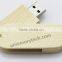 2017 New gift printed logo Wooden swivel flash drive disk 2gb 8gb