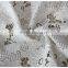 Fashion ollover floral polyester water soluble designer fabrics in white
