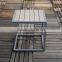 Powder coated aluminum outdoor side table with plywood on top, garden plywood side table
