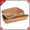 Eco-friendly PE plastic rattan basket for hotel storage equipment