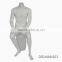 Fiberglass Male Fashion Realistic Sitting Mannequin for window display