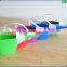 plastic watering can and flower can for garden