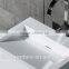 Acrylic solid surface corian new design hote bathroom basin stand