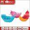 Wholesale custom mold plastic fruit mixing bowl custom cute shape salad bowl