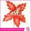 China factory supply crafts decorations cheap artificial poinsettia flower for christmas market