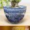Modern design excellent quality engraved dragon hand painted ceramic pottery big vat for decoration