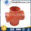 Trade Assurance 5" oil and gas Threaded Reducing Tee Ductile iron grooved Fitting