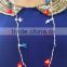 4th of July light up flashing star string lights necklace