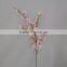 floral artificial decorating wholesale silk cloth cherry blossom