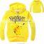 wholesale cotton pokemon clothing kids unisex casual warm fleece long sleeve pokemon pullover hoodie for kids