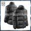 Waterproof winter duck down mens black jackets