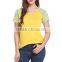 Oversized Knit fashion high quality women summer t shirts