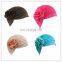 Women's Beanie Hat Autumn Winter Flower Head Cap Muslim Indian Hat
