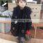 OEM Service Factory Wholesale Children Fur Parka Raccoon Fur Hooded Jacket Kids Parka Jacket