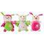 multi-color ladybug blossom basket 12 pc a set plush toy