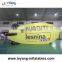 Advertising and attractive inflatable blimp model with printing with led light, airship