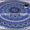 Indian Elephant Mandala Round Tapestry Yoga Mat Ethnic Decor Dorm Hippie Bohemian Throw Ethnic Bed Throw Beach Throw