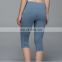 Yihao new design breathable women's cotton sports running pants wholesale yoga legging