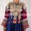 Vintage Afghani gypsy dress - Handmade beaded Tassels -Vintage bohemian full skirt - Kuchi Dress