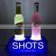Custom Design LED Illuminated Acrylic Wine Bottle Glorifier Light Display Stand Base