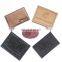 Custom design embossed fuax leather labels for handbags
