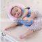 Feather silk floss Breathable baby flat head non-toxic custom cover memory baby pillow