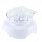 Transparent Cat Ear-shaped Pets Feeder Water Bowl Large Capacity Dog Bowl Neck Protection