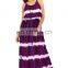 Loose Sleeveless Women Plus Size Tie-dye Summer Dress Ladies Casual Sexy Slip Dress Maxi Dress