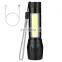 3 Modes Waterproof mini tactical flashlight Zoom Adjustable LED mini aluminum flashlight Torch
