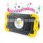 Rechargeable Wireless Speaker Work Light 20W COB LED + Power Bank