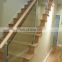 Modern Design Model Railing Removable Clear Tempered Glass Stair Stainless Steel Handrail