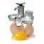 Commercial chicken egg liquid collect egg peeler machine