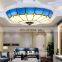 Factory Direct LED Stealth ceiling fan light fan lights Tiffany restaurant Stealth children fan light bedroom decoration