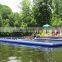 High quality inflatable swimming pool for adult and kinds/inflatable swimming sea pool with net for sale