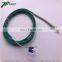 SS braid wire 1000mm with thread probe J Type Thermocouple Fast Response temperature sensor