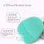Soft Handheld Silicone Facial Cleansing Brush, Mild Anti-Slip Face Exfoliating and Massage Scrubber Pad