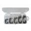 50pcs/Set In Stock 4# 2# 1# 1/0 2/0 Crank Hook Set Sea Fishing Hooks Set With Box