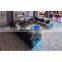 U shaped large LED lights modern design couch sectional leather sofa living room sofa set
