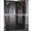wrought iron double entry doors/storm doors