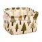 Multipurpose Home Linen Fabric Foldable Cube Shape Mini Storage Box