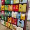 Private label puzzle toys gift box for xmas holiday christmas 24 days countdown advent calendar