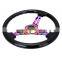 jdm racing deep dish drift steering wheel ,360 drift steering wheel with horn button