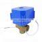 COVNA CWX 15Q 3-Way Brass Threaded Motorized Electric Flow Control Ball Valve