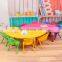 School Furniture Plastic Kids Table and Chair Set