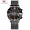 Mini Focus MF0236G High Quality Stainless Steel Mesh Men Quartz Watch Luxury Chronograph Analog Brand Your Own Watches