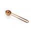 Stainless steel measuring coffee spoon with powder pressing function 15ml